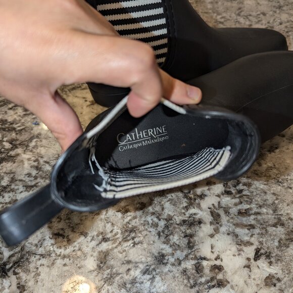 Catherine Malandrino Rain Boots SZ 38 (SZ 7) - Picture 5 of 7